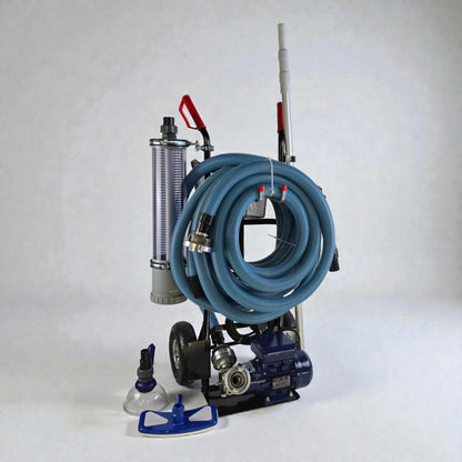 BoFiTec Schlammprofi Schlammsauger-Set 5000 L/h auf Transportwagen