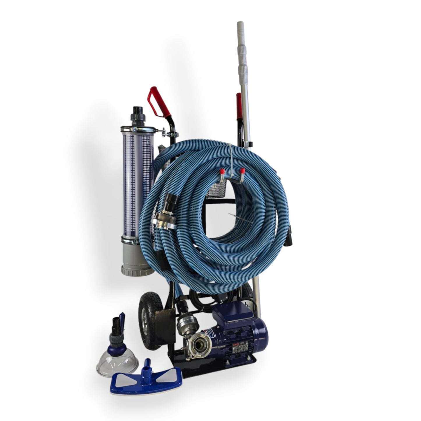 BoFiTec Schlammprofi Schlammsauger-Set 5000 L/h auf Transportwagen