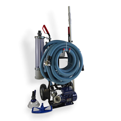 BoFiTec Schlammprofi Schlammsauger-Set 5000 L/h auf Transportwagen